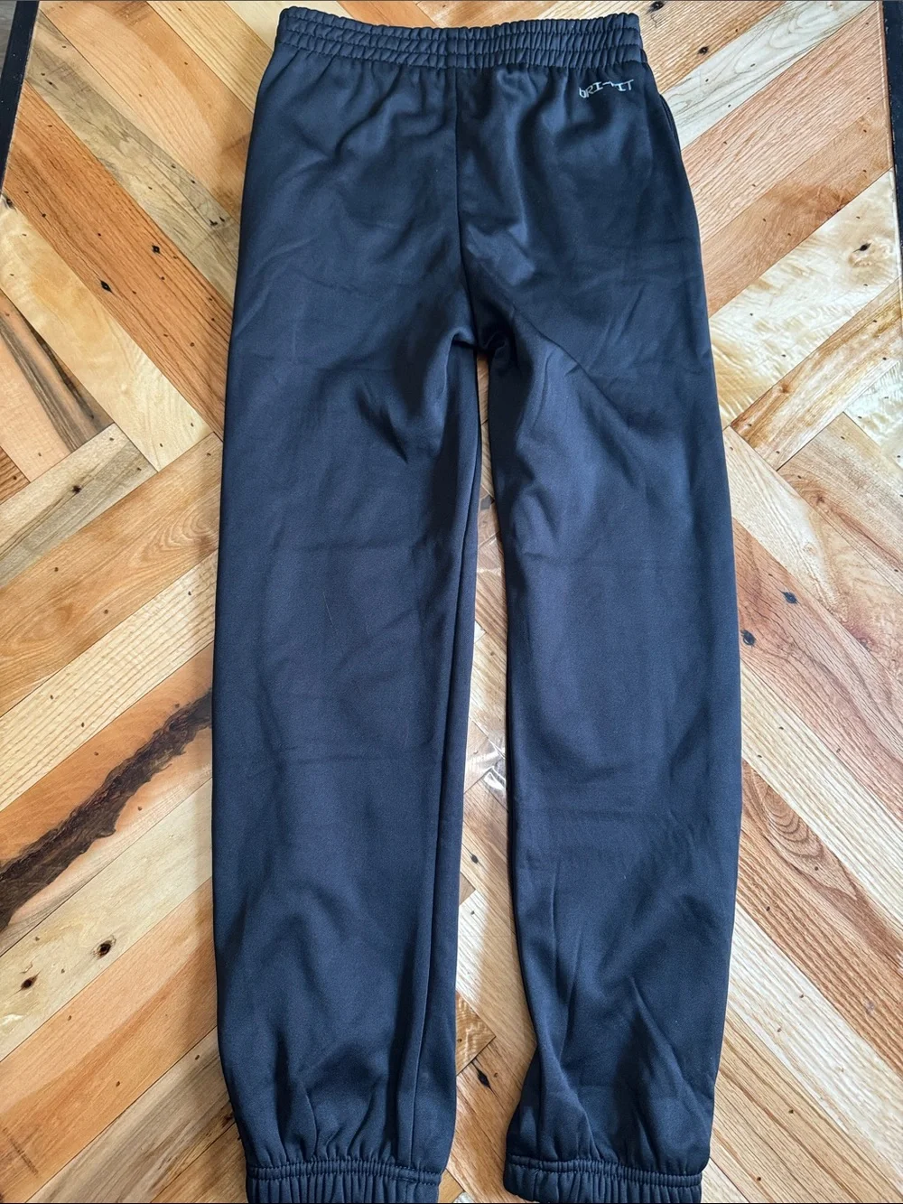 Nike Jordan Kids' Black Track Pants & Leggings Set with Orange & Pink Accents - Picture 11 of 11